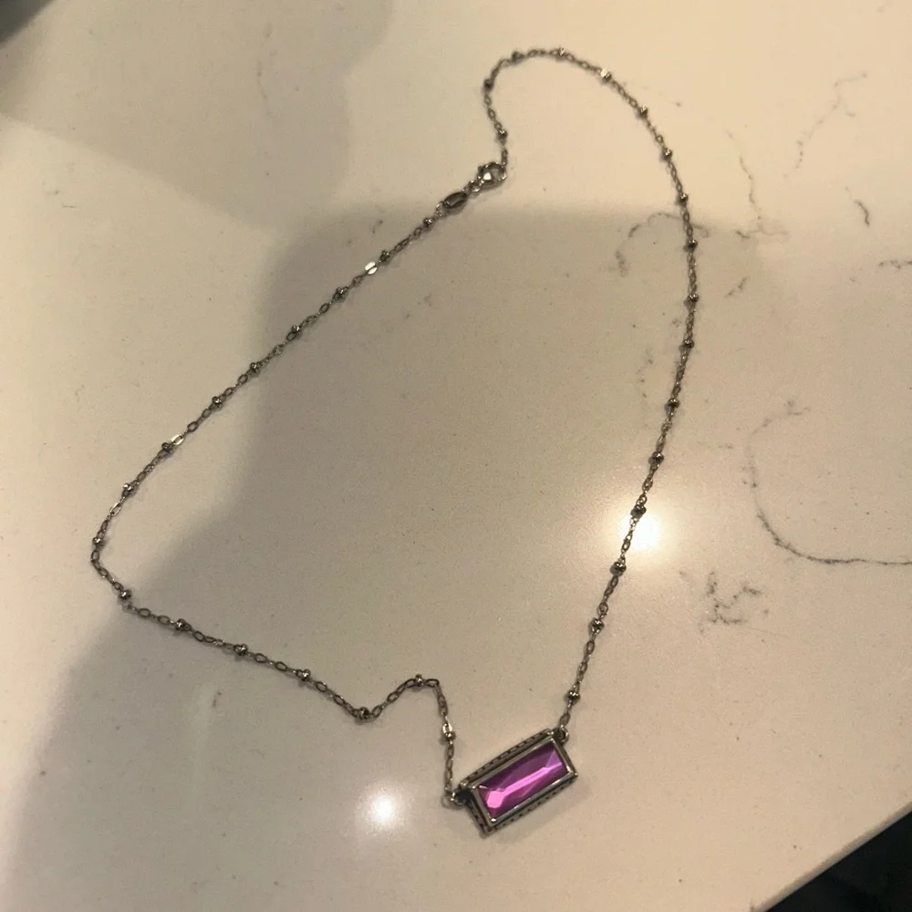 James Avery RETIRED Pink Palais Gemstone Necklace - Picture 2 of 3